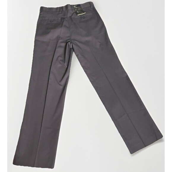 Denver Hayes Pleated Front Men's Pants 34x32 Grey No Iron Dress Pants Cotton - Picture 2 of 8